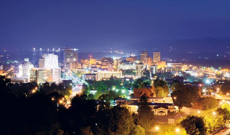 Downtown Asheville. Image: Ayana Dusenberry