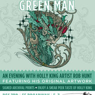 Green Man Brewery's Holly King. Design: Rob Hunt