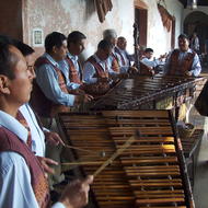 Tocadores de Marimba; Antigua, Guatemala. Source: Alfredobi, Wikimedia Commons